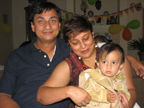 Ashvin Das celebrated his First Birthday