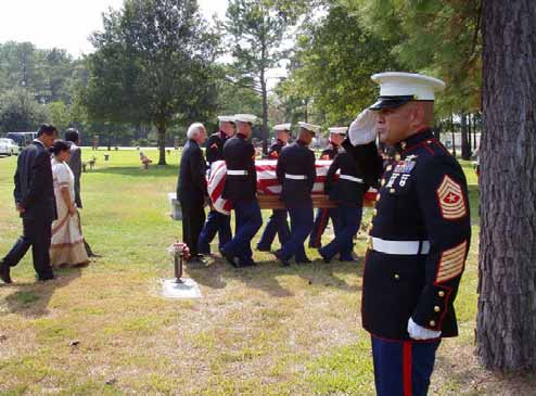 Nitin Laid to Rest with Military Honors